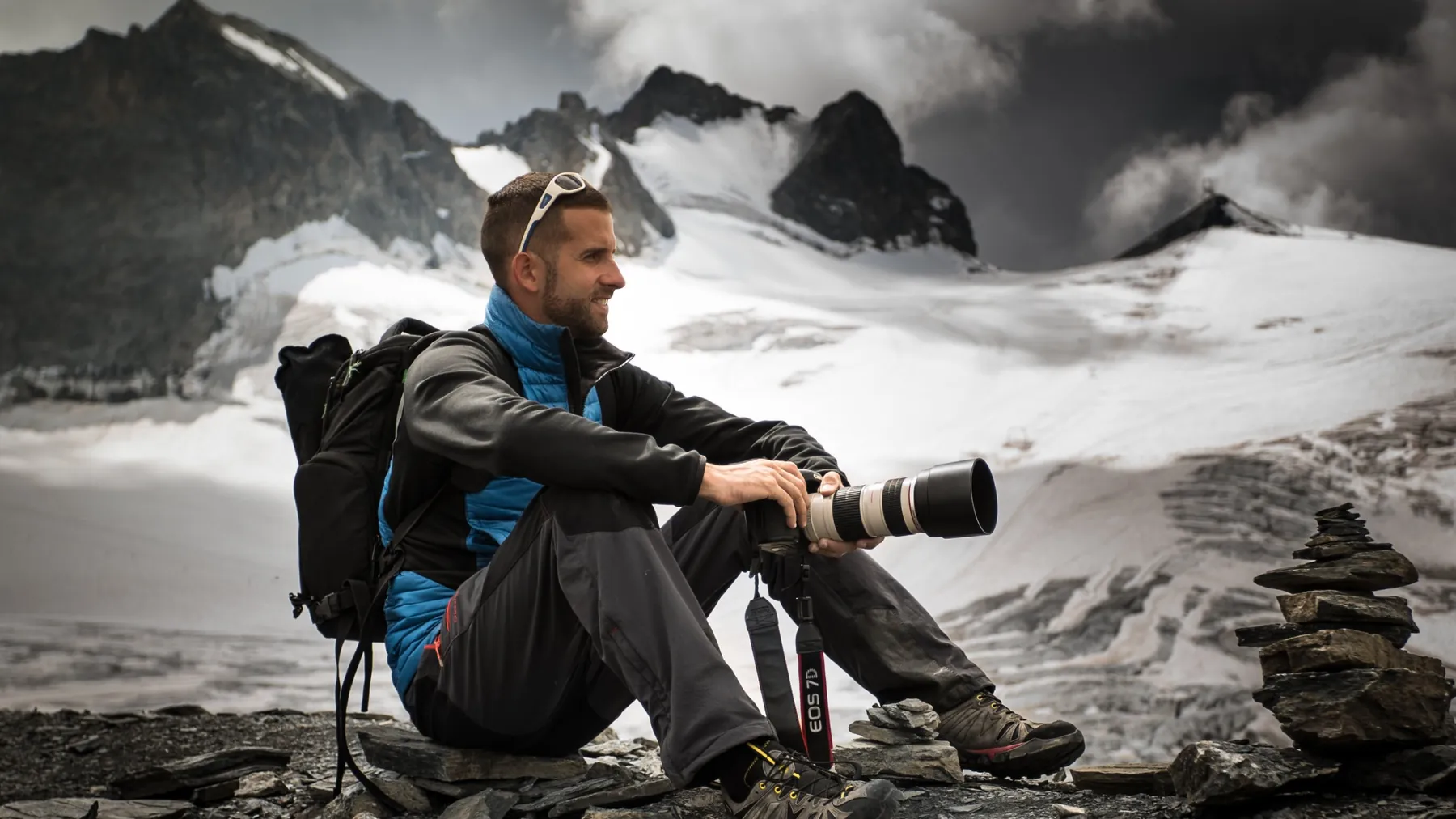 Yohann Hideux — En montagne, l’appareil à la main